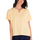 Polera Manga Corta Casual Mujer NOTCH NECK DANNY GRAPHIC TEE Vainilla Cat