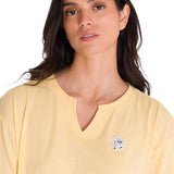 Polera Manga Corta Casual Mujer NOTCH NECK DANNY GRAPHIC TEE Vainilla Cat