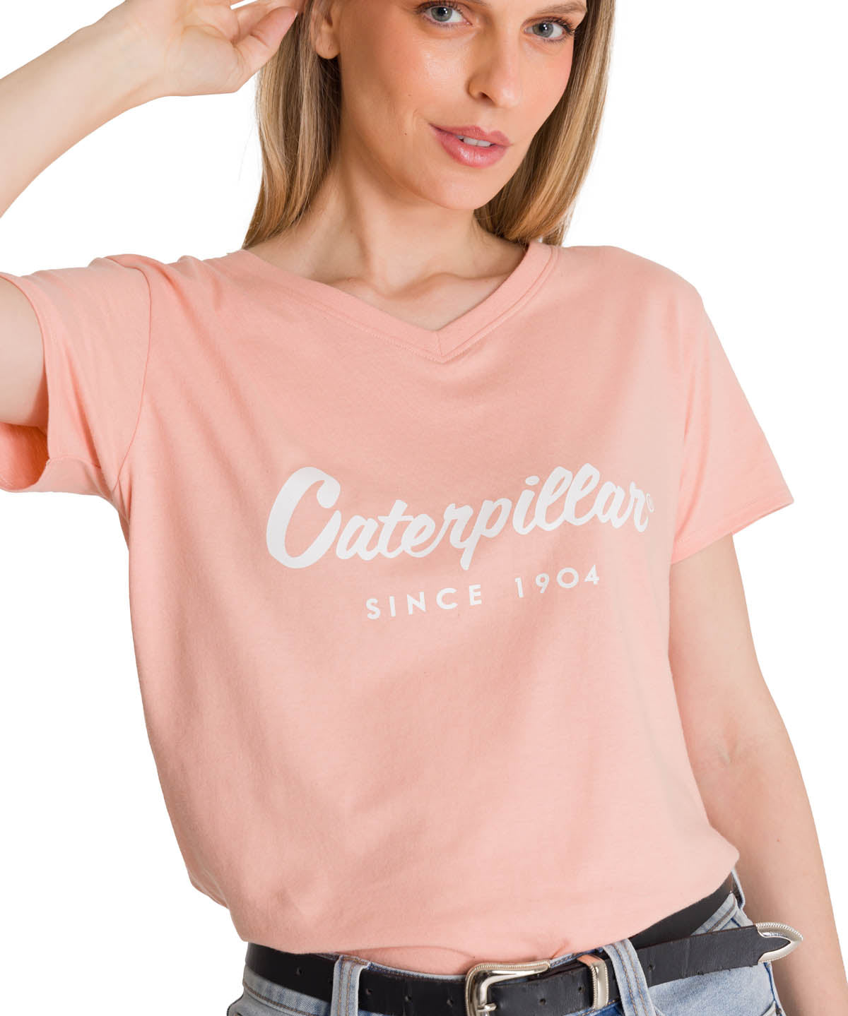 Polera Manga Corta Mujer Since 1904 Rosa CAT