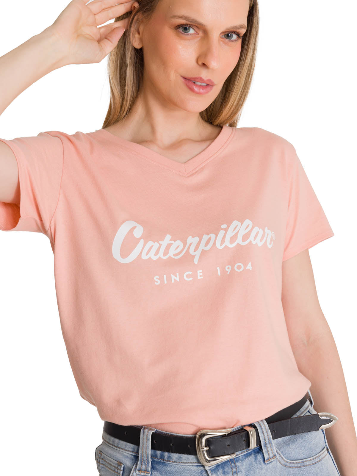 Polera Manga Corta Mujer Since 1904 Rosa CAT