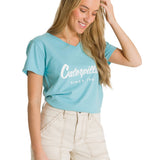 Polera Manga Corta Mujer Since 1904 Celeste CAT
