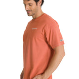 Polera Casual Hombre Heavyweight Relaxed Terracota CAT