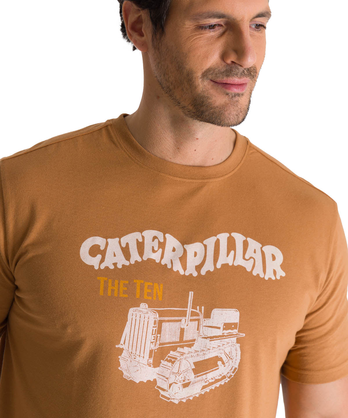 Polera Manga Corta Hombre Heritage The Ten Café CAT