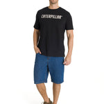 Polera Manga Corta Hombre Caterpillar Puff Negro CAT