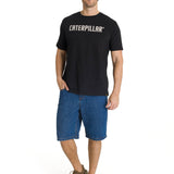 Polera Manga Corta Hombre Caterpillar Puff Negro CAT