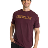 Polera Manga Corta Hombre Caterpillar Puff Morado CAT