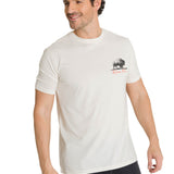 Polera Manga Corta Hombre Roam Free Bison Blanco CAT