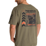 Polera Manga Corta Hombre Premiun Quality Oliva CAT