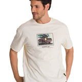 Polera Manga Corta Hombre Relaxed Innovation Blanco CAT
