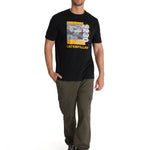 Polera Manga Corta Hombre Everyday Workwear Negro CAT