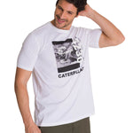 Polera Manga Corta Hombre Everyday Workwear Blanco CAT