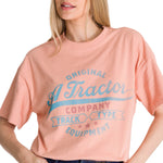 Polera Manga Corta Mujer Boxy Original Rosa CAT