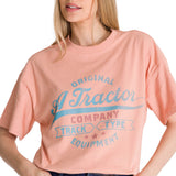 Polera Manga Corta Mujer Boxy Original Rosa CAT