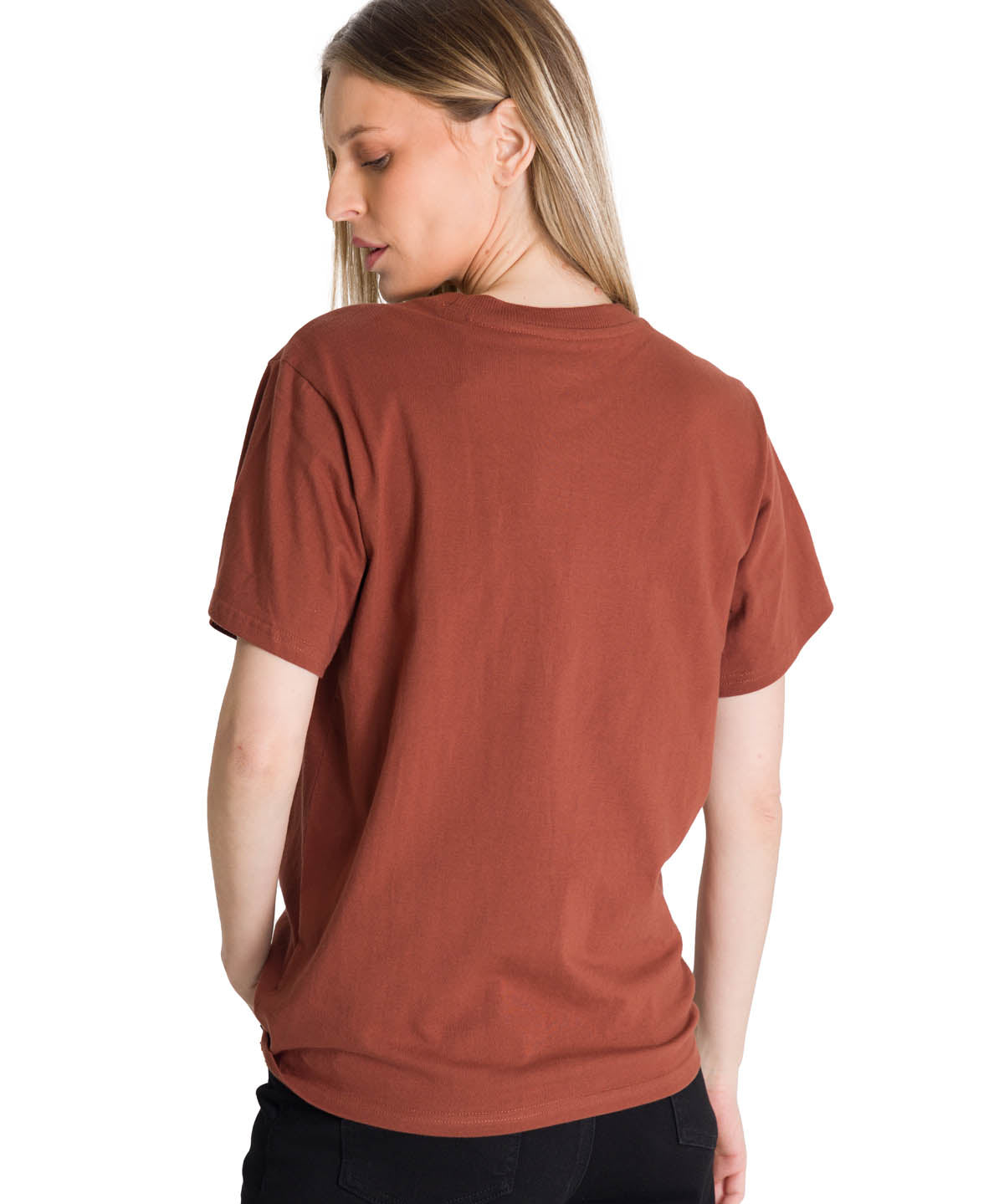 Polera Manga Corta Mujer Diseño Ladrillo CAT