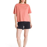 Polera Manga Corta Boxy Mujer Bordato CAT Rosa CAT