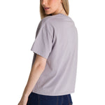 Polera Manga Corta Boxy Mujer Bordato CAT Lila CAT