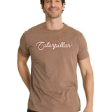 Polera Manga Corta Hombre Roam Free Café CAT