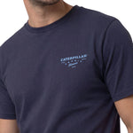 Polera Manga Corta Hombre Heritage Peoria Azul Cat