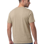 Polera Manga Corta Hombre Heritage Peoria Beige Cat