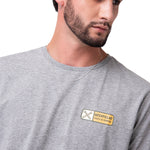 Polera Manga Corta Hombre Sales And Service Gris Cat