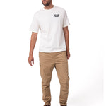 Polera Manga Corta Hombre Sales And Service Blanco Cat