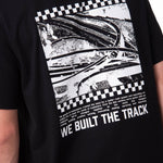 Polera Manga Corta Hombre Moto Diseño Negro Cat