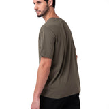 Polera Manga Corta Hombre Small Logo Verde CAT