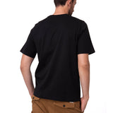 Polera Manga Corta Hombre Small Logo Negro CAT