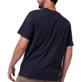 Polera Manga Corta Hombre Small Logo Azul CAT