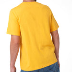 Polera Manga Corta Hombre Small Logo Amarillo CAT