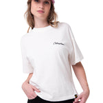 Polera Manga Corta Mujer Moment In Time Blanco Cat
