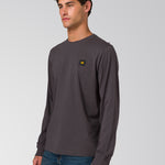 Polera Manga Larga Hombre Cat Patch Negro Cat