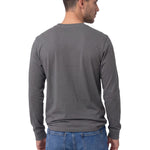 Polera Manga Larga Hombre Cat Patch Gris Cat