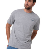 Polera Manga Corta Hombre Heritage Gris Cat