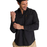 Camisa Manga Larga Hombre Convertible Negro CAT