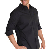 Camisa Manga Larga Hombre Convertible Negro CAT