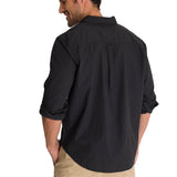 Camisa Manga Larga Hombre Convertible Negro CAT