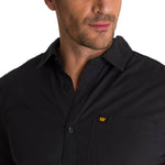 Camisa Manga Larga Hombre Convertible Negro CAT