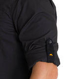 Camisa Manga Larga Hombre Convertible Negro CAT
