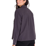 Camisa Manga Larga Mujer Heritage Uniform Boxy L/S Gris Oscuro Cat