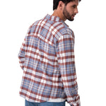 Camisa Manga Larga Hombre Classic Flannel Celeste Cat
