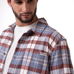 Camisa Manga Larga Hombre Classic Flannel Celeste Cat