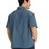 Camisa Manga Corta Hombre Western Camp Azul CAT