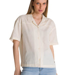 Camisa Manga Corta Mujer Lightweight Camp Blanco CAT