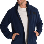 Polar Hombre Microfleece Full Zip Azul Petroleo CAT