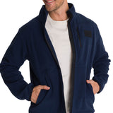Polar Hombre Microfleece Full Zip Azul Petroleo CAT