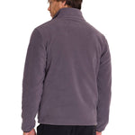 Polar Manga Larga Hombre Fleece Half Snap Gris Oscuro Cat