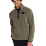 Polar Manga Larga Hombre Fleece Half Snap Oliva Cat