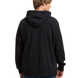Polar Manga Larga Unisex Microfleece Full Zip Hoodie Negro Cat