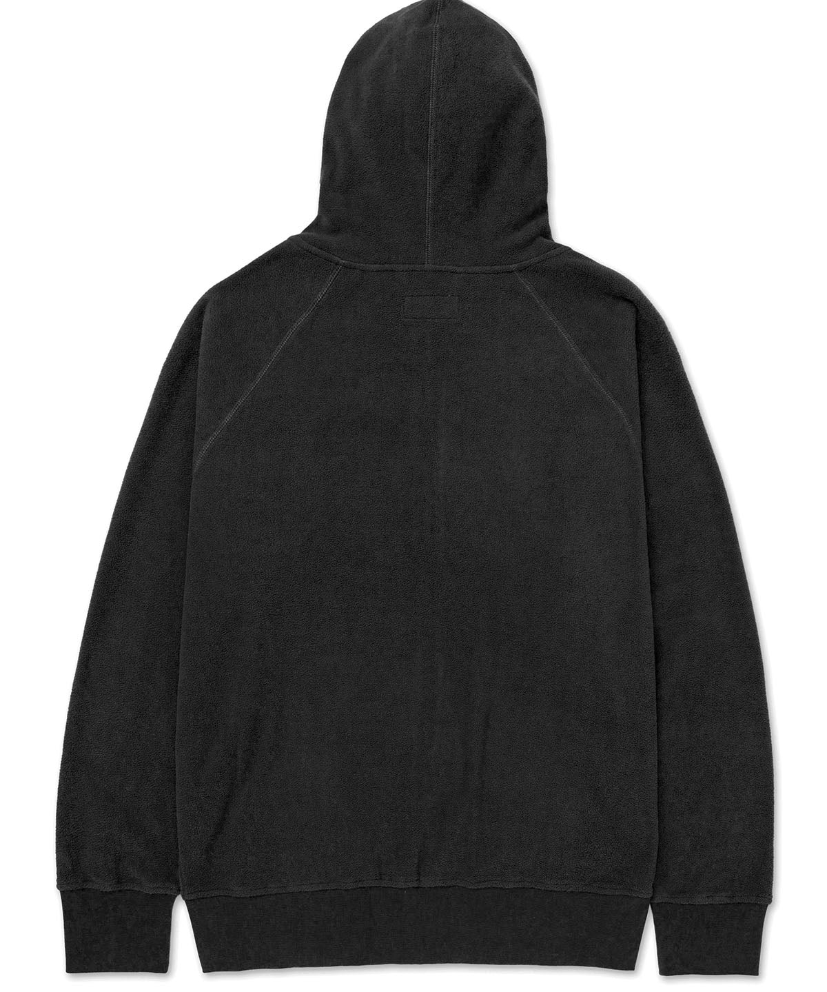 Polar Manga Larga Unisex Microfleece Full Zip Hoodie Negro Cat